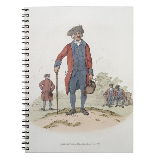 Carnet Retraité de Chelsea, de 'costume de Great Britain (Devant)