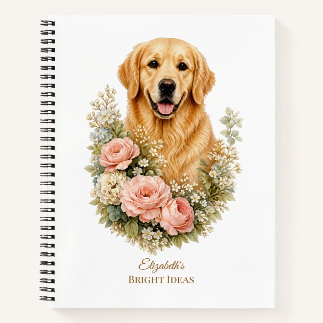 Carnet Retriever doré (Devant)