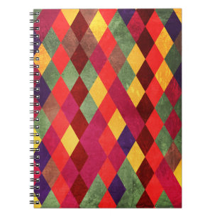 Carnet Retro Abstrait : Conception de Motif Vintage