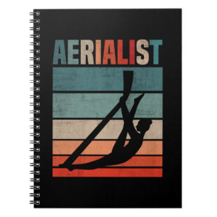 Carnet Retro Acrobat Aerial Silks Girl Aerialist