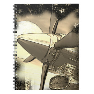 Carnet Retro Aircraft Art Technica