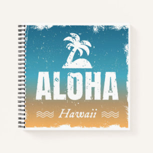 Carnet Retro Aloha Hawaii