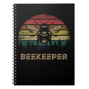 Carnet Retro apiculteur Vintage apiculture Cadeau