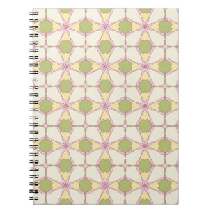 Carnet Rétro arrière - plan coloré 3 de motif