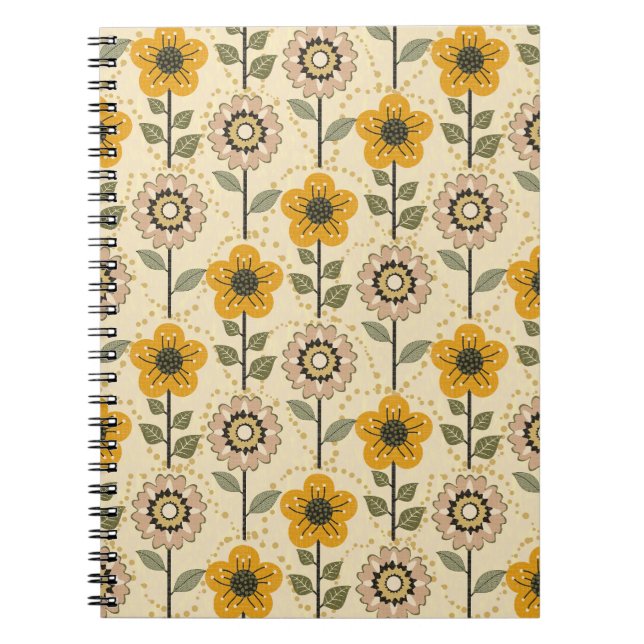 Carnet Retro Bloom Harmony (Devant)