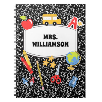 Carnet  Retro Composition Notebook Back to School 