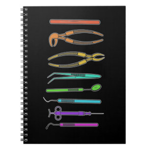 Carnet Retro Dentist Tools Dental Assistant Dentaire