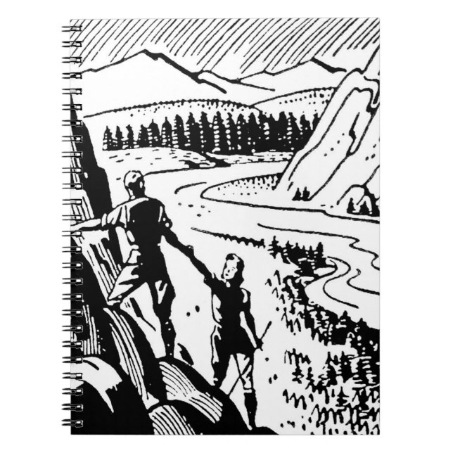 Carnet Rétro escalade de roche (Devant)