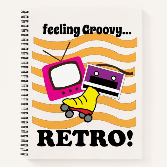 Carnet Retro Feeling Groovy  (Devant)