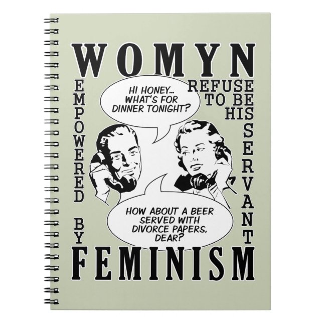 Carnet Retro Feminist Humor (Devant)
