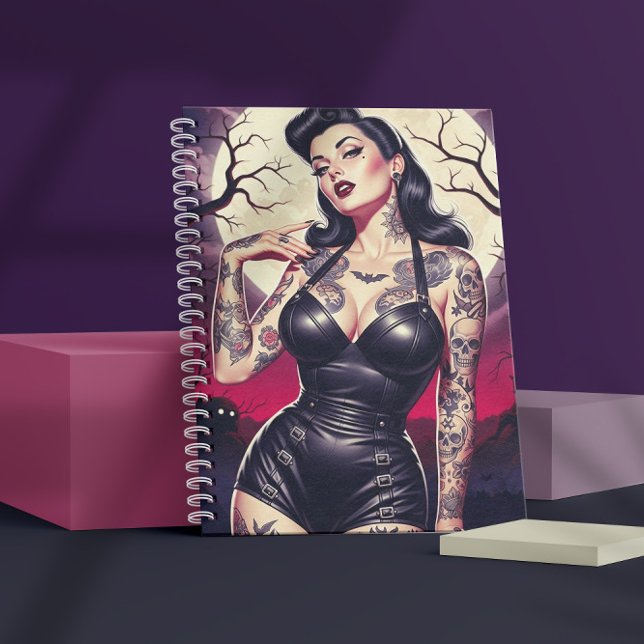 Carnet Retro Gothic Girl (Créateur téléchargé)