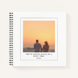 Carnet Retro instantanée photo couple amis noms personnal