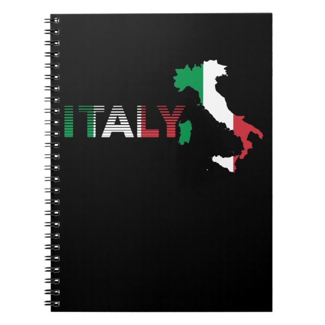 Carnet Retro Italie Drapeau Voyageur Aventure Voyageurs (Devant)