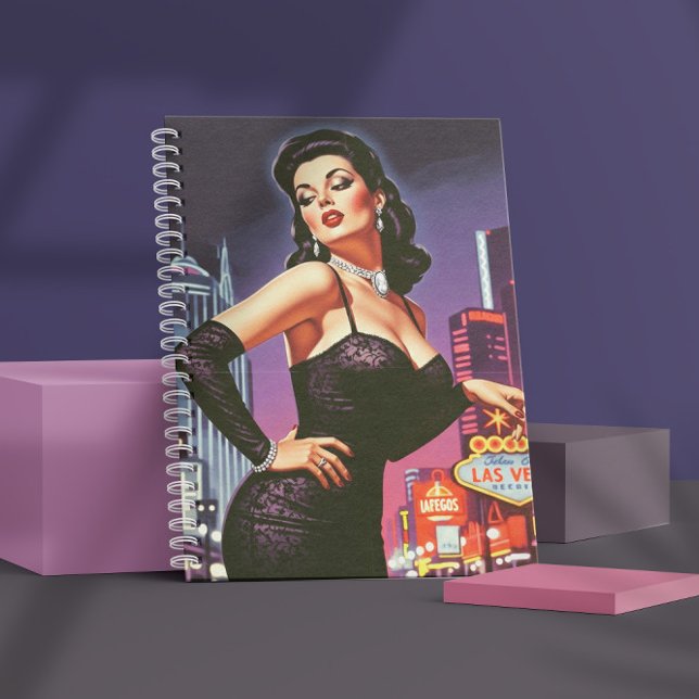Carnet Rétro Las Vegas Pin-up (Créateur téléchargé)