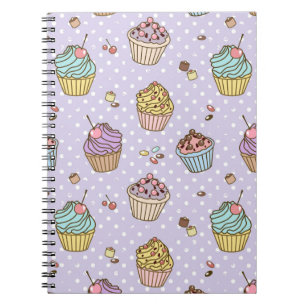 Carnet Rétro motif de bonbons