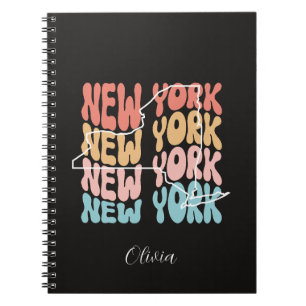Carnet Retro New York State - Personnalisé