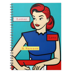 Carnet Retro Personnalisé 1950s Custom Pop Art Humour
