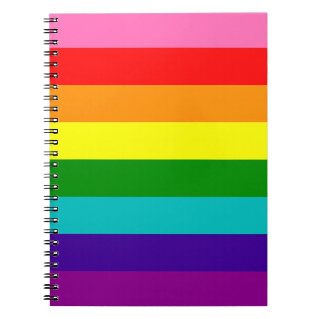Carnet Retro Rainbow 8 Pride (Devant)