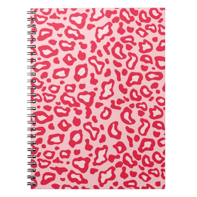 Carnet rétro Red Leopard (Devant)
