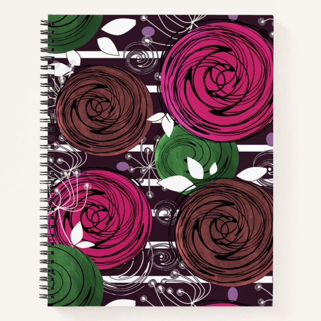 Carnet Rétro, rustique, folk (Devant)