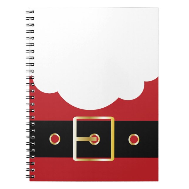 Carnet rétro santa claus (Devant)
