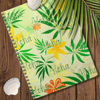 Carnet Retro Tropical Aloha  