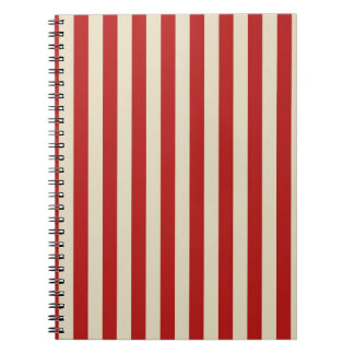 Carnet Retro Vintage Vertical PopCorn Classic Stripes