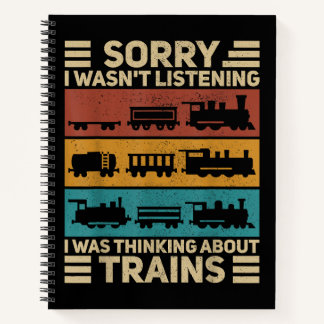 Carnet Rétro Wagon Train Lover Modèle ferroviaire Conduct