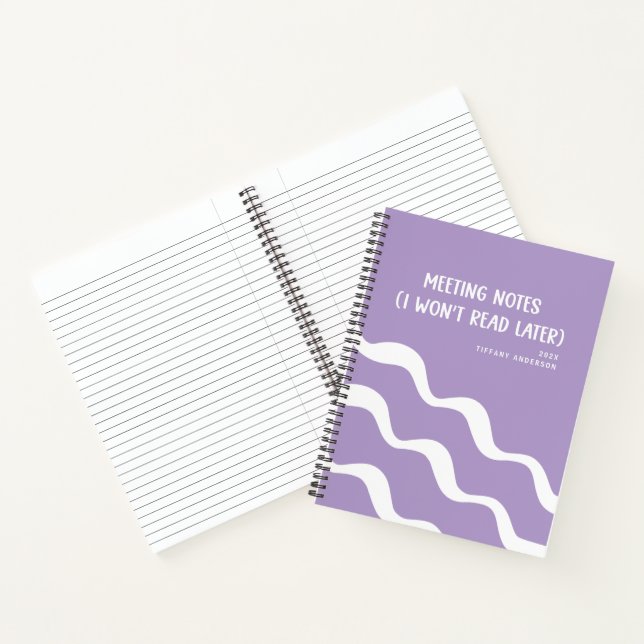 Carnet Réunions minimales de collègues Bureau Nom Année (Intérieur)