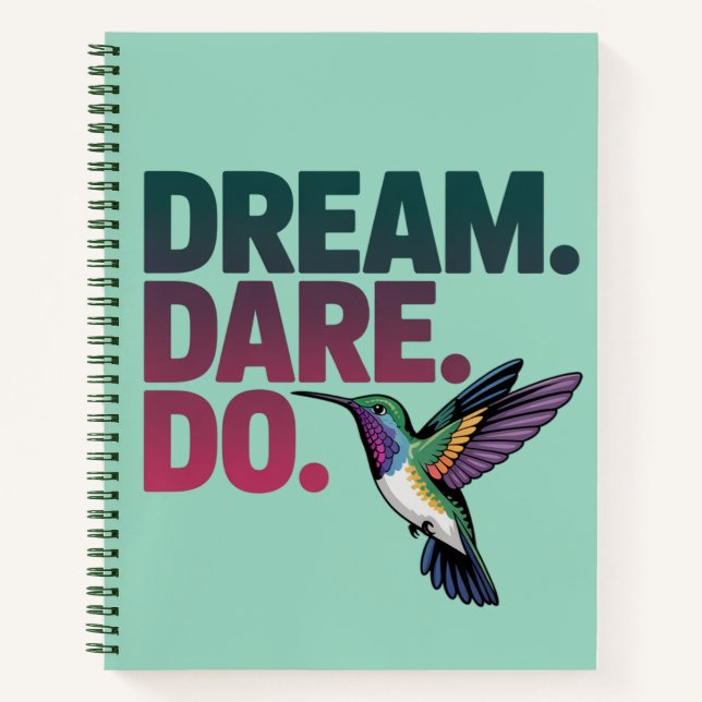 Carnet Rêve, Ose, Fais (Devant)