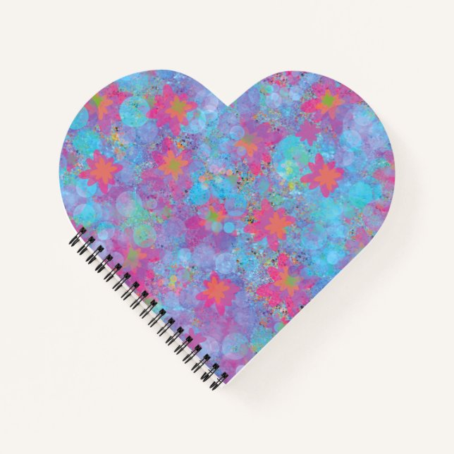 Carnet Rêve rose et turquoise (Devant)