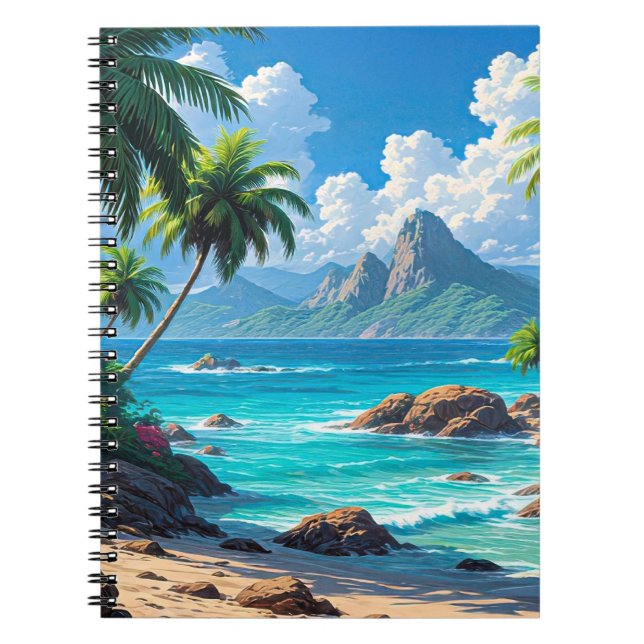 Carnet Rêve Tropical, Paradis, (Devant)
