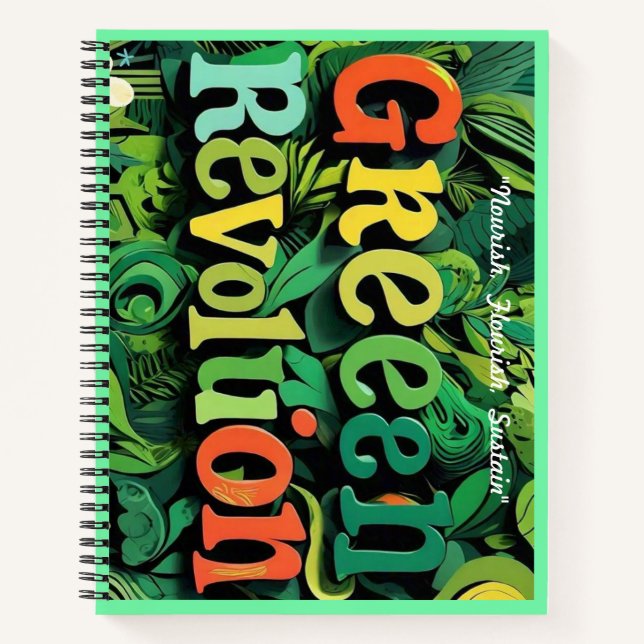 Carnet "Réveiller la conscience De l'environnement" (Devant)