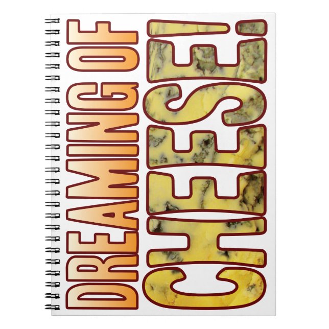 Carnet Rêver le fromage bleu (Devant)