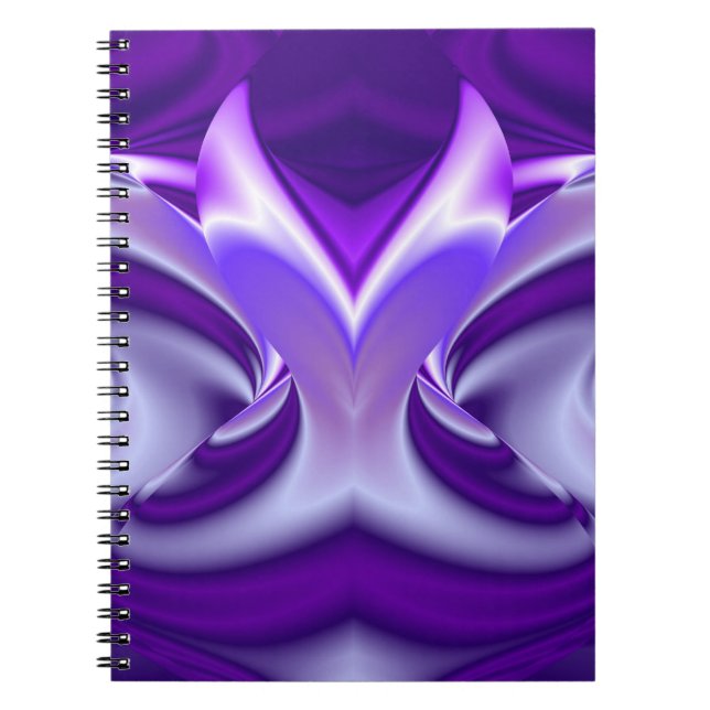 Carnet Rêves de fleurs violettes (Devant)