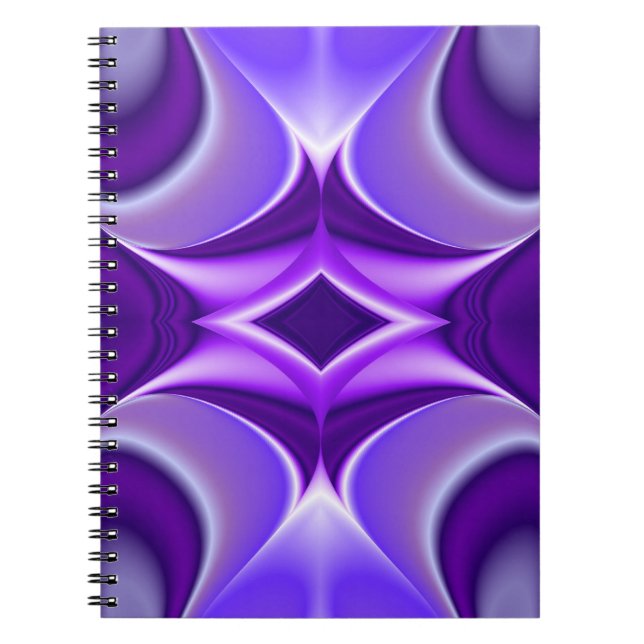 Carnet Rêves de fleurs violettes (Devant)