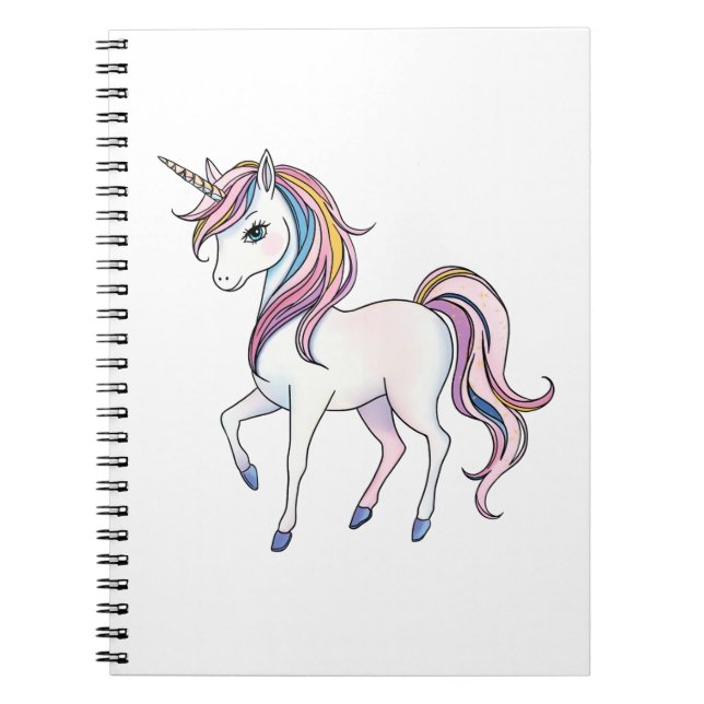 Carnet Rêves de licorne magique - Conception de fantaisie (Devant)
