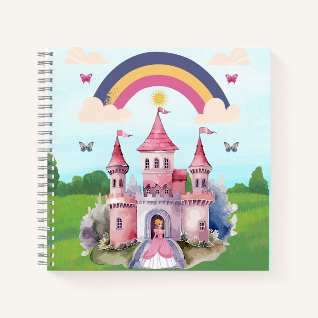 Carnet Rêves de princesse, Château de conte de fées  (Devant)
