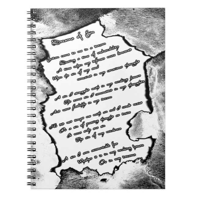 Carnet Rêves du péché (Devant)