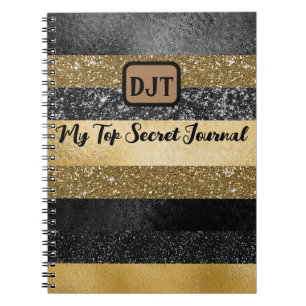 Carnet Revue secrète de la Glitterie, Black et Gold