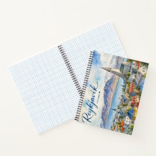 Carnet Reykjavik Islande souvenir aquarelle