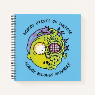 Carnet RICK ET MORTY™ Citation de vol Stylisé Morty
