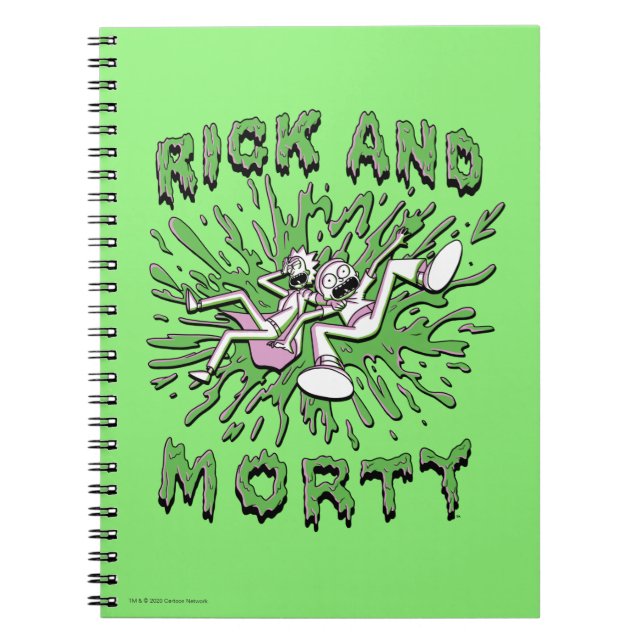 Carnet RICK ET MORTY™ | Falling Into Acid (Devant)