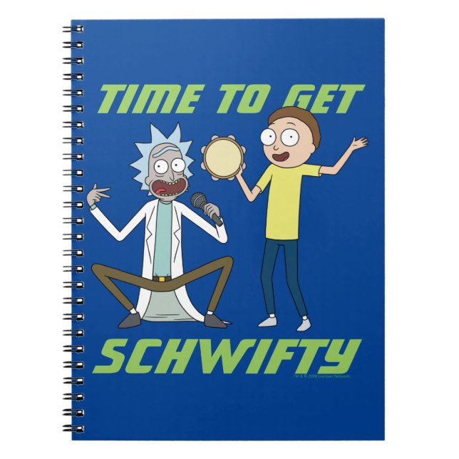 Carnet RICK ET MORTY™ | Il Est Temps D'Obtenir Schwifty (Devant)