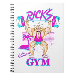 Carnet RICK ET MORTY™  Membre Rick's Gym Club