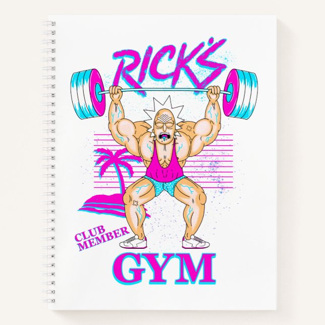 Carnet RICK ET MORTY™ | Membre Rick's Gym Club (Devant)
