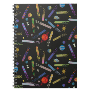 Carnet RICK ET MORTY™  Motif de la comète spatiale