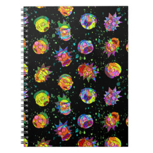 Carnet RICK ET MORTY™  Motif psychédélique