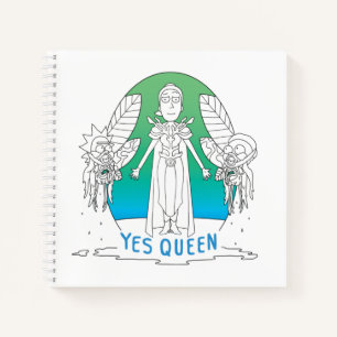 Carnet RICK ET MORTY™ Oui Reine