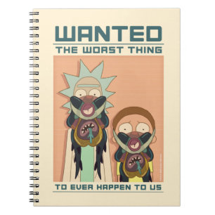 Carnet RICK ET MORTY™   Poster Recherché Glorzo